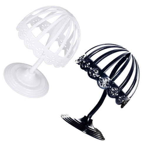 Plastic hoedendisplayrek met koepelvorm, 2 stuks