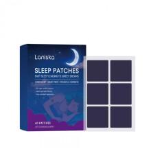 (60pcs) LANISKA Sleep Care Patch Gentle Nighttime Support Thin Skin-Friendly Breathable Comfort Easy-Apply 30 Count