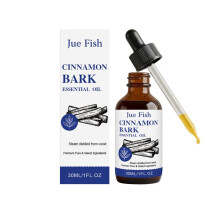 (30ml) JUE FISH Cinnamon Bark Essential Oil Diffuser Aromatherapy Oil for Fragrant Atmosphere Portable Scent 10ml