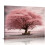 Pink Landscape Canvas Wall Art 20x16 in 1