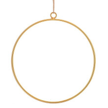 Elegante portavaso in metallo dorato, riutilizzabile, ideale per ravvivare l'arredamento di casa e adatto a diverse occasioni festive, 20x20 cm, in