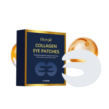 (5pcs) HOYGI Collagen Moisturizing Eye Mask Hydrating Eye Care Smoothing Fine Lines Improving Roughness Brightening