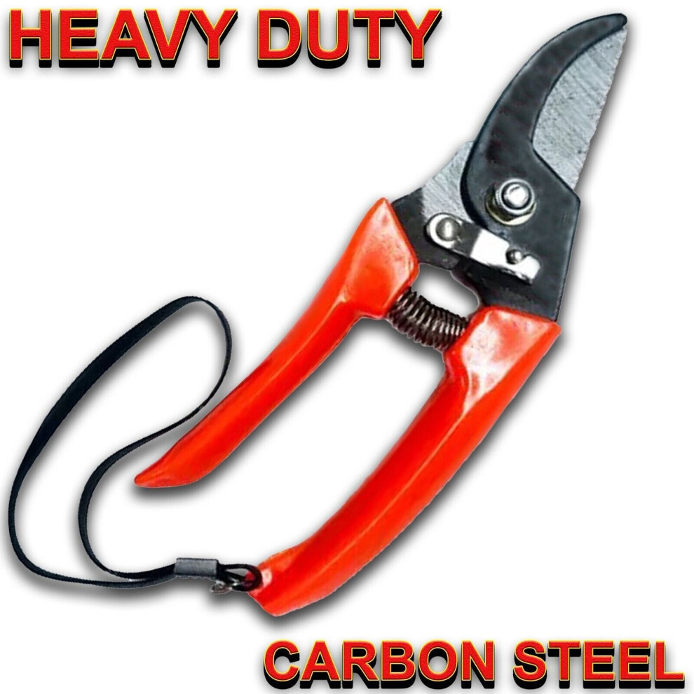 Gardening Bypass Pruning Shears Secateurs Garden Trimmer Hand Pruner Scissors