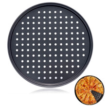 Bandeja para pizza perforada antiadherente de 30 cm