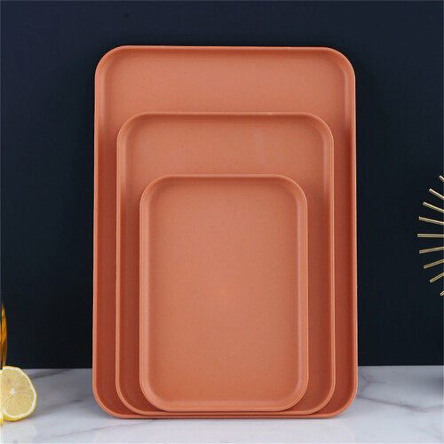 Plastic Serving Tray Food Grade 3 pcs