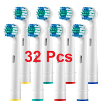 Pacote com 32 cabeças de escova de dentes macias Dupont
