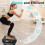Vibration Plate Exercise Machine Bluetooth Remote Resistance Rope 5