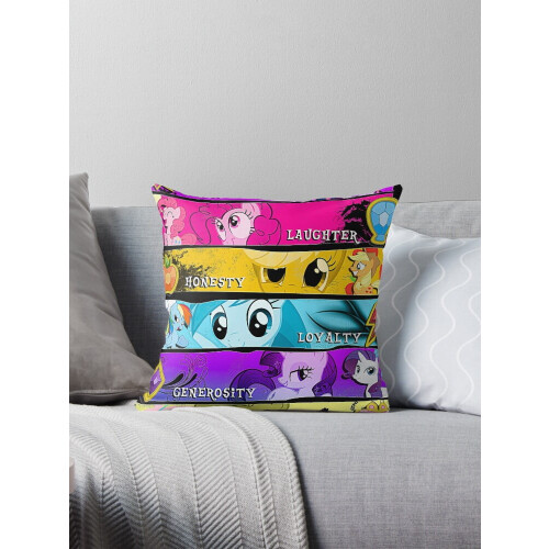 Housse de coussin Mon Petit Poney 50 % coton 50 % polyester