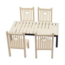 Table et chaise de Camping miniatures à l'échelle 1:12, ensemble