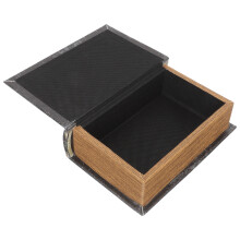 Coffret cadeau de Noël en bois style Bible 19 x 13 x 5 cm