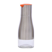 Bottiglia per olio in acciaio inox con beccuccio, 320 ml