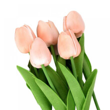 5 darabos műtulipán csokor, PU selyemvirágok