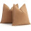 Housses de coussin en chenille 50 x 50 cm, lot de 2 1