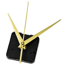Mouvement d'horloge murale à quartz silencieux avec aiguilles