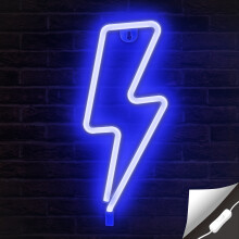 Kék villám LED neonreklám USB tápellátással