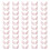 100Pcs Assorted Color Wing Charm Colorful Wing Appliques-Orange 1