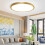 Χρυσό φωτιστικό οροφής LED 12 ιντσών 24W3200LM5000K 1