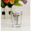 Målebæger i glas 30 ml / 1 oz med skalaer til oz, ml, tsk, spsk 1