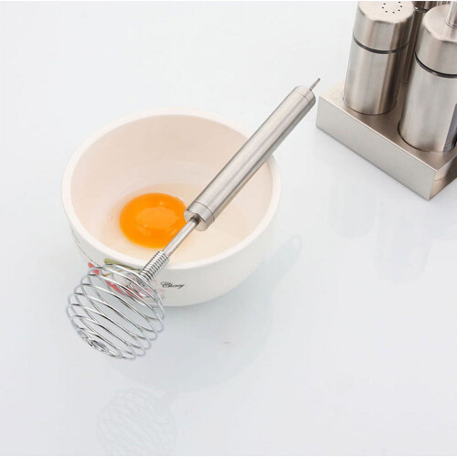 Batidor de varillas de acero inoxidable – 22 cm