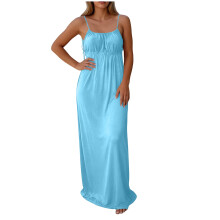 Jurken voor dames Fit Resort Wear Zon Bloemen Elegante-Blauwe M