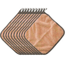 Chiffon de nettoyage de cuisine en microfibre 25 cm x 25 cm (10 pièces)