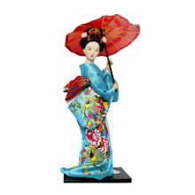 Delicate Japanese Geisha Collectible Traditional Costume-018