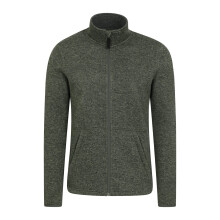 (XXS, Green) Mountain Warehouse Mens Idris III Full Zip Fleece Jacket