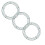 20 cm rund metallkransram, 4-pack 1