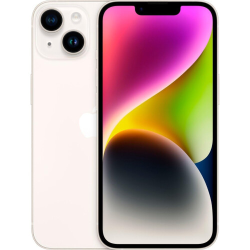 Refurbished Apple Apple iPhone 14 128GB Weiß EU 85 % Akku oder höher 1 SIM + 1 eSIM Generalüberholt