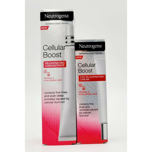 Neutrogena Neutrogena Cellular Boost Rejuvenating Concentrate 30ml & Eye Cream 15ml Bundle