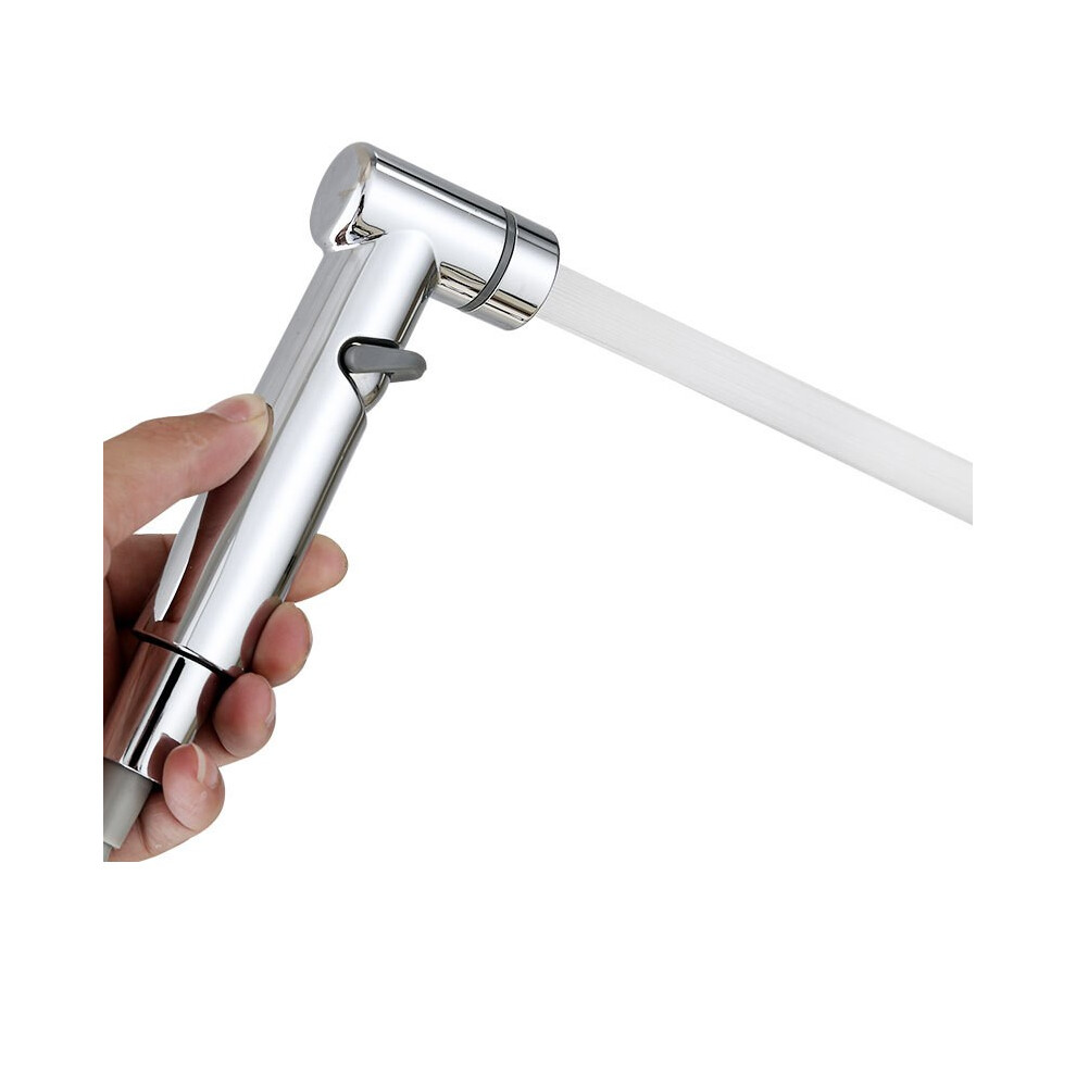 High Pressure Bidet Sprayer For Toilet Â For Kitchen And Toilet Cleaning Silver 7314280357062
