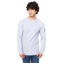 (M, Light Grey Marl) Bewley & Ritch Mens Crestfield Knitted Crew Neck Jumper