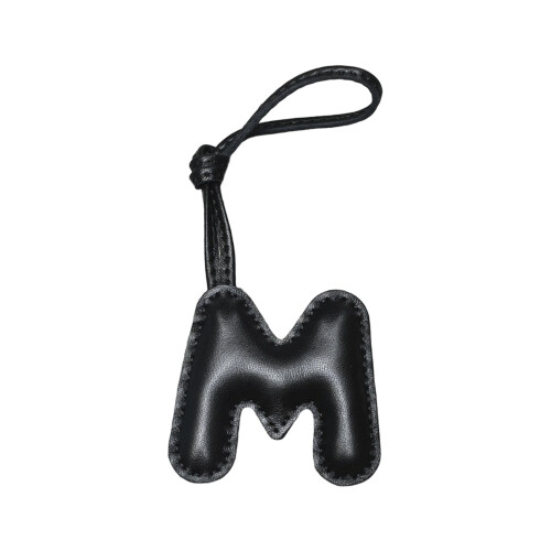 Letter Keychain Bag Charm for Purse Handbag Backpack Decors-M