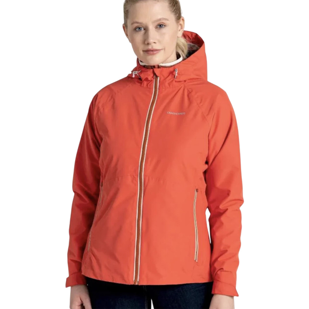 Craghoppers Womens/Ladies Brielle Waterproof Jacket Orange