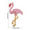 Multicolor Flamingo Pendant Beading Project Accessory-Pink 2
