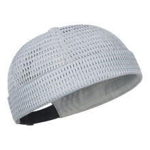 Cooling Sporty Hat Breathable Beanies Hat Adjustable-Light Gray