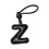 Leather Alphabets Bag Charm Pendant Purse Charm-Zshape 1