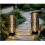2pc Charcoal Solar Rattan LED Lanterns 4