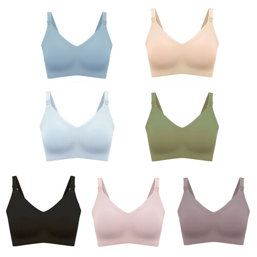 Easy Nursing Bra Seamless Design Maternity Support-color XL 2