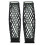 2pc Charcoal Solar Rattan LED Lanterns 7