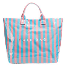 PVC-strandtas met grote capaciteit en reiswerktas met-blauw roze