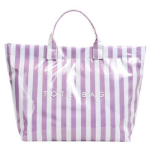 Large Capacity PVC Handbag with Ergonomic-amethyst whiteness
