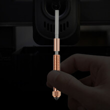 K2 0,4mm M6 gehärteter Stahl silberne Düse, 76x6mm
