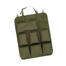 Adjustable Straps Car Backseat Holder Eight Pockets-Green Color