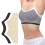 6Pcs Breathable Intimate Apparels Under Breast Sweat Pad-Black 3