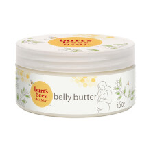 Burt's Bees Mama Belly Butter Stretch Mark Cream for Pregnancy Massages Body & Reduces Scar Appearance, Shea Butter&Vitamin E Rich Formula, 6.5 Oz Tub