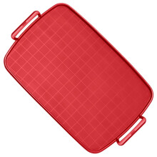 Plaque de cuisson en silicone pour micro-ondes avec poignées