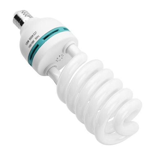 Andoer Spiral Fluorescent Bulb 135W 5500K CRI90 E27