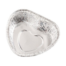 Recipiente alimentare din folie de aluminiu cu capace, 20 buc.