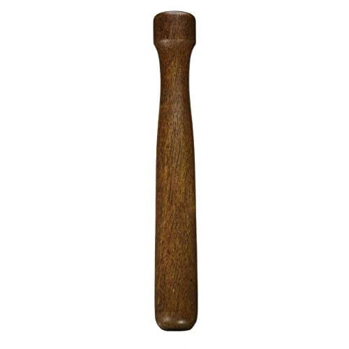Pilon en bois laqué noyer moyen